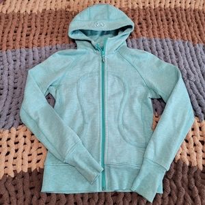 Aqua Lululemon Scuba hoodie in size 6. Fits larger.